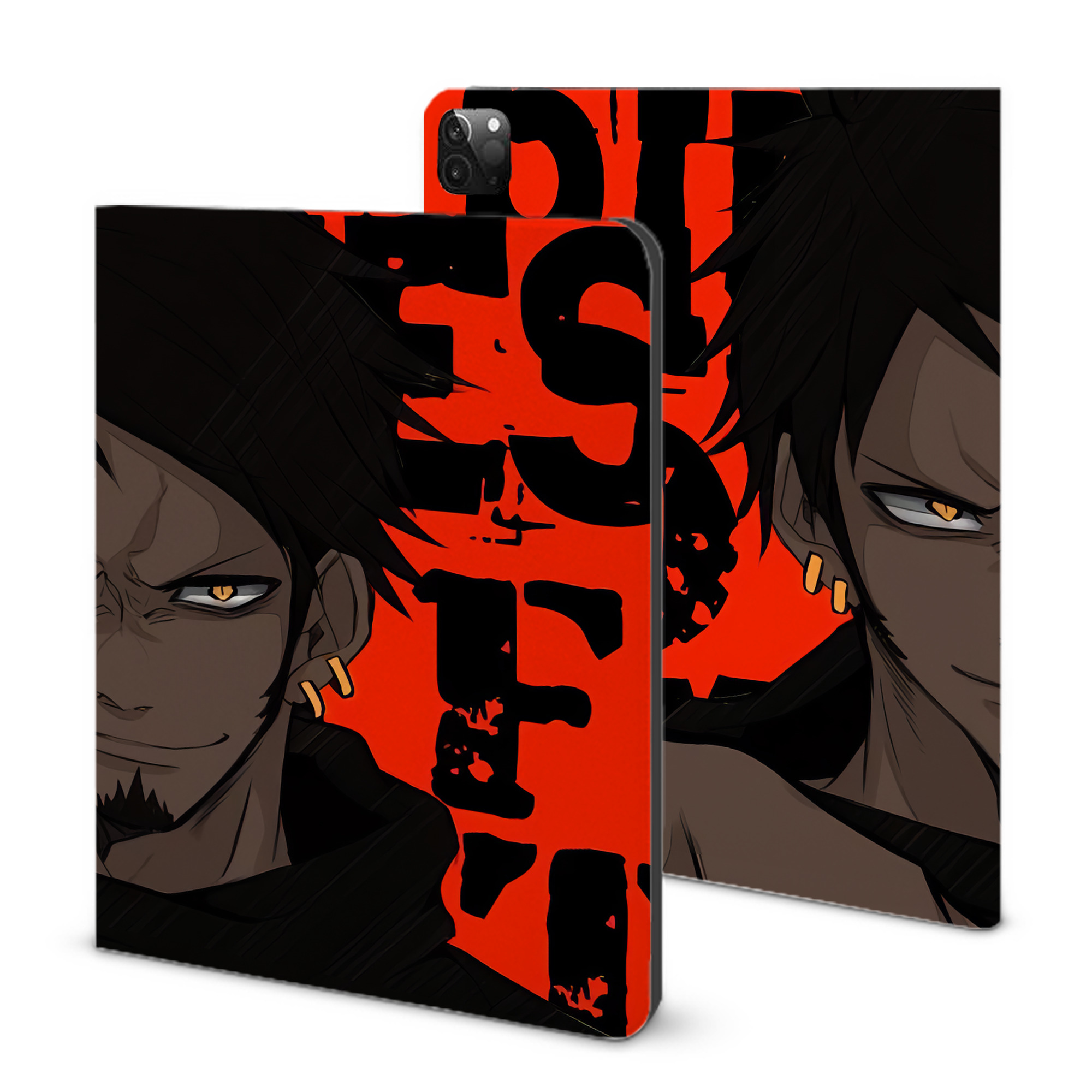 （画像用） ワンピース ONE PIECE IPadケース ペンホルダー付き ブックスタイルデザイン